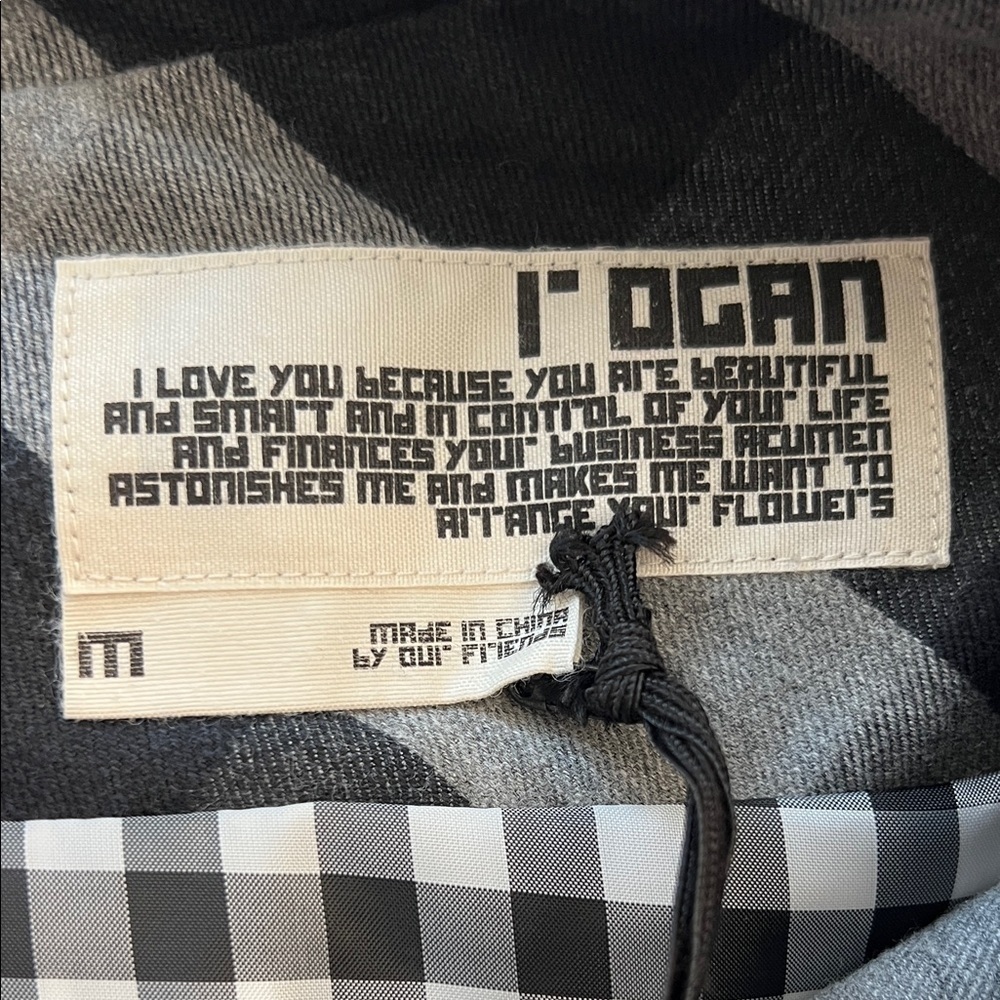 Rogan for Target Plaid Midi Dress Black Gray Buffalo Check Elbow Sleeve Medium - Picture 11 of 15